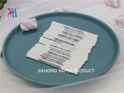 사용자 정의 인쇄 재활용 가능 바코드 종이 스틱 3.5 * 100mm 